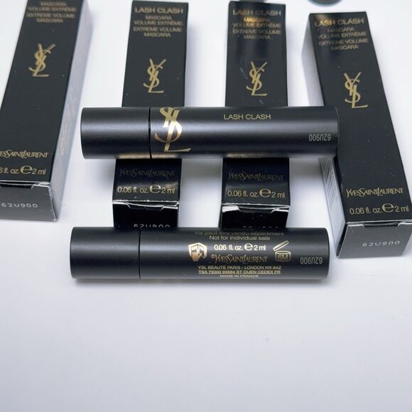 YSL Yves Saint Laurent Lash Clash Mascara Volume Extreme Travel Size 2ml x 4 Set - Picture 3 of 5